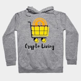 Crypto Living Bitcoin Design 1 Hoodie